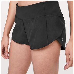 Lululemon Black Run Speed Shorts